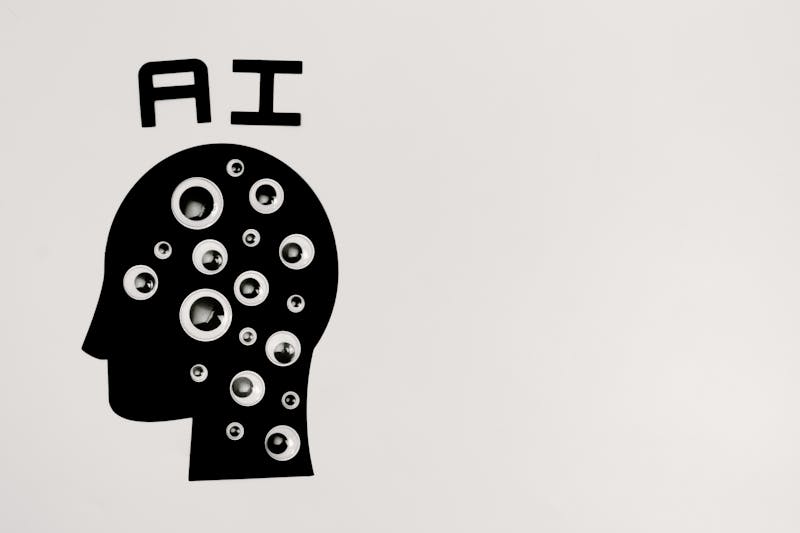 Ai concept illustration representing automation in healthcare technology